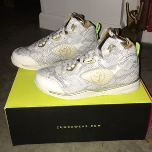 ZUMBA Energy Boom snake print high tops 7.5